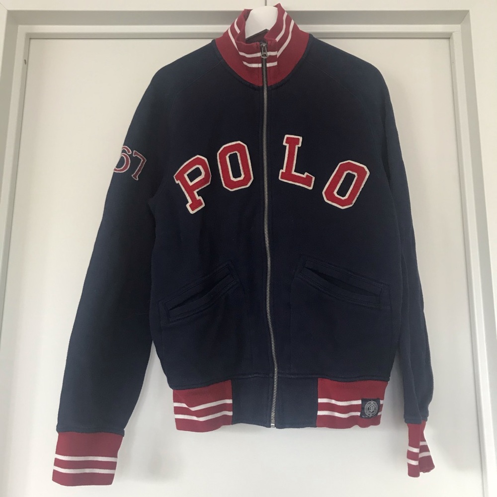 VINTAGE Men’s Polo Track Jacket Size Small